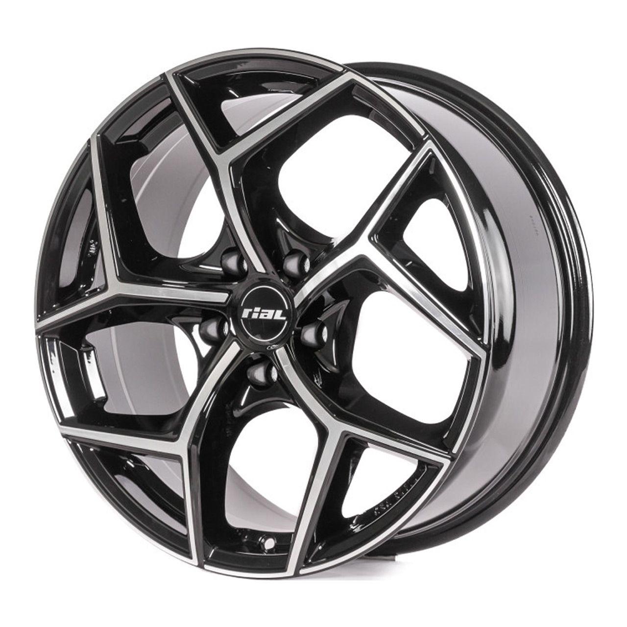 RIAL SALENTO diamantschwarz frontpoliert 8.0Jx18 5x112 ET40