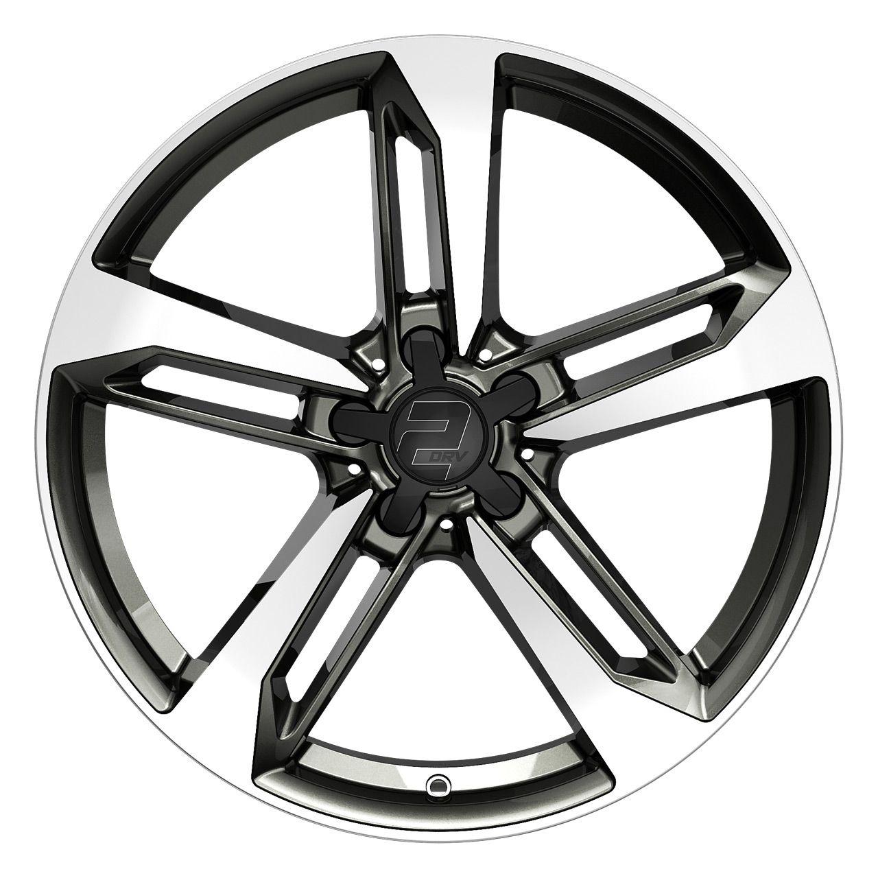 WHEELWORLD-2DRV WH36 dark gunmetal full machined 8.5Jx19 5x112 ET48