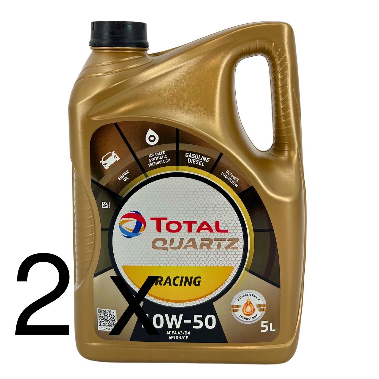 Total Quartz Racing 10W-50 2x5 Liter