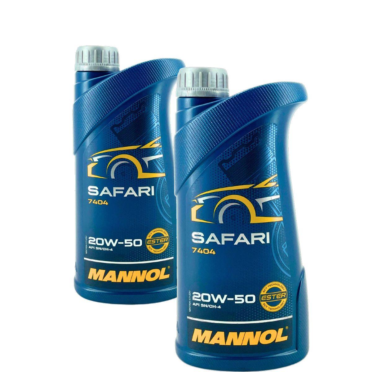 Mannol Safari 20W-50 2x1 Liter