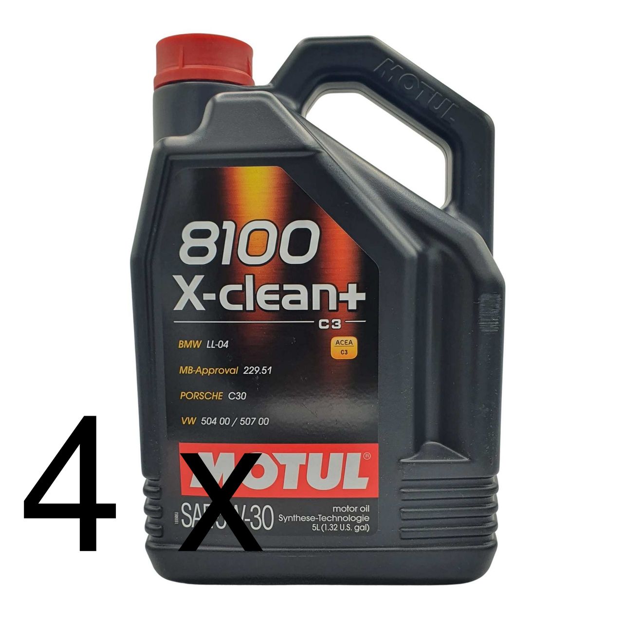 Motul 8100 X-clean+ 5W-30 4x5 Liter