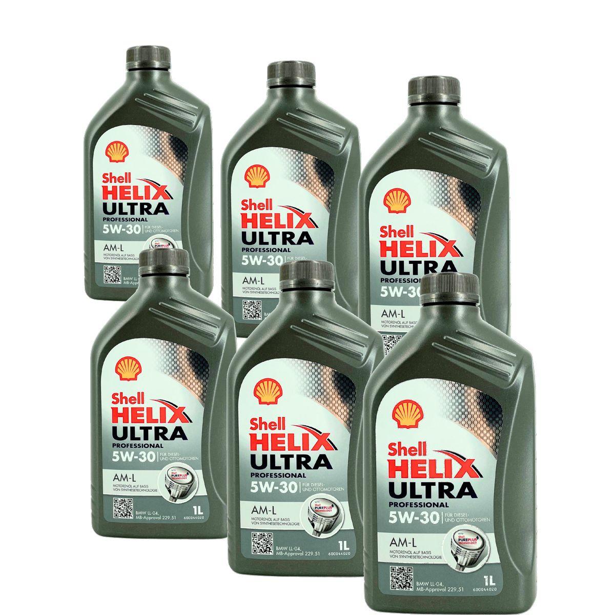 Shell Helix Ultra Professional AM-L 5W-30 6x1 Liter