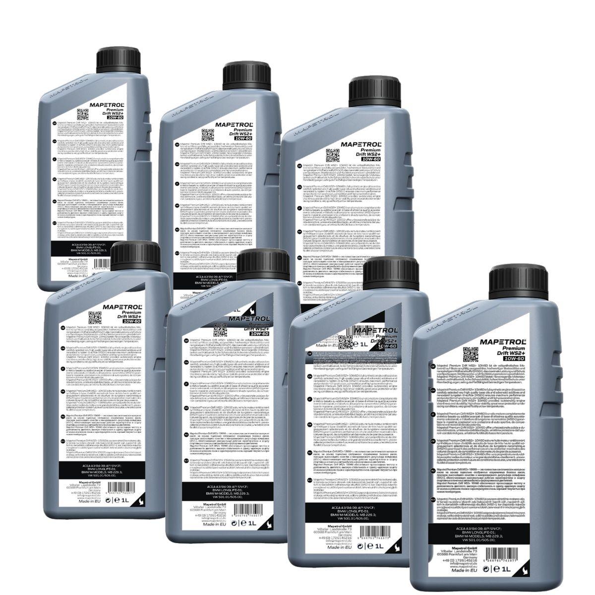 Mapetrol Premium Drift WS2+ 10W-60 7x1 Liter