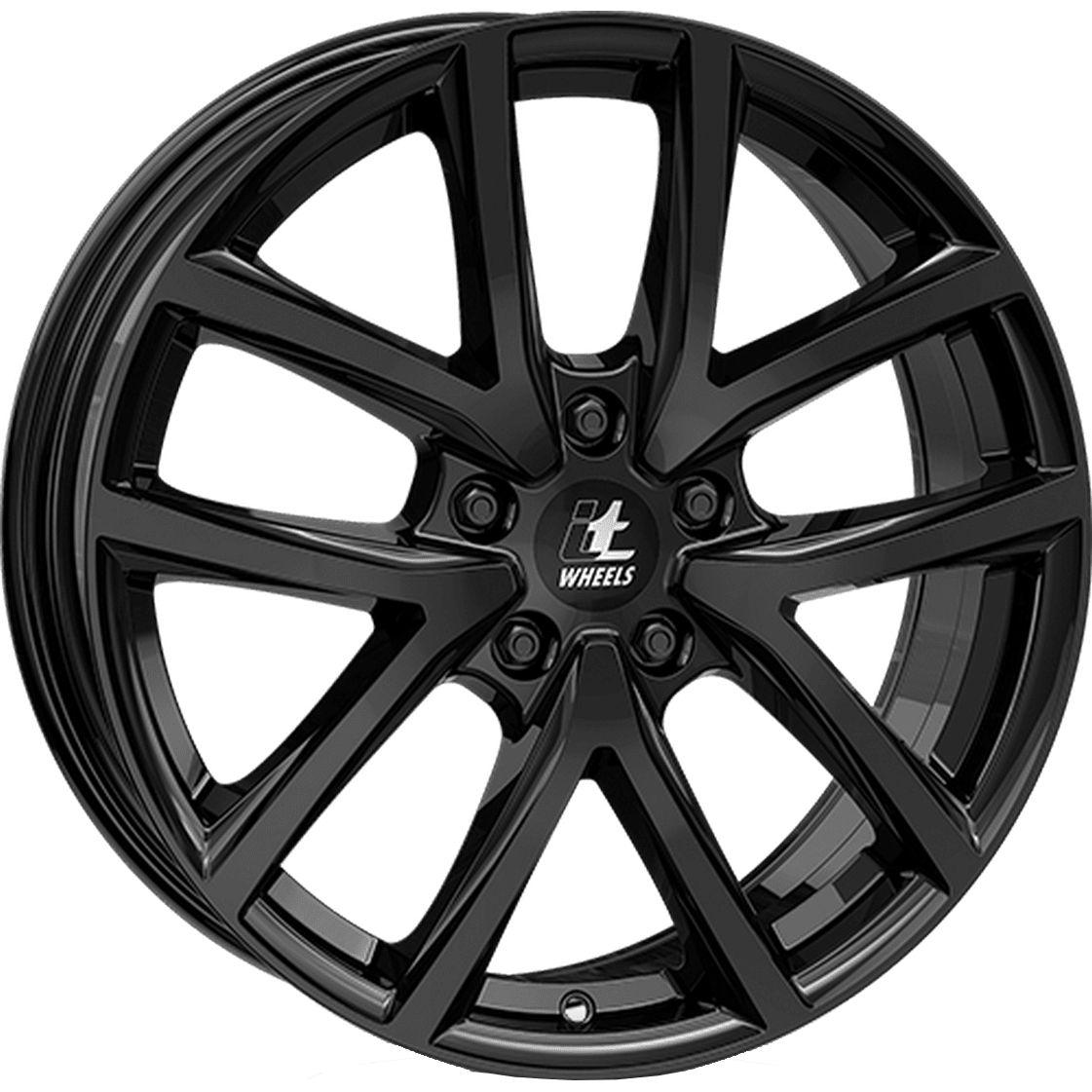 ITWHEELS MIRA shiny black 7.0Jx17 5x100 ET45