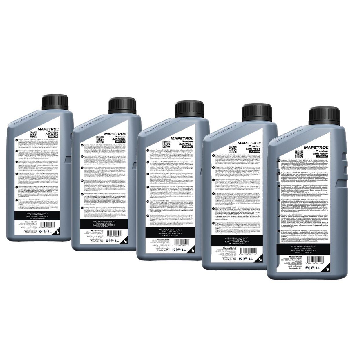 Mapetrol Premium Drift WS2+ 10W-60 5x1 Liter