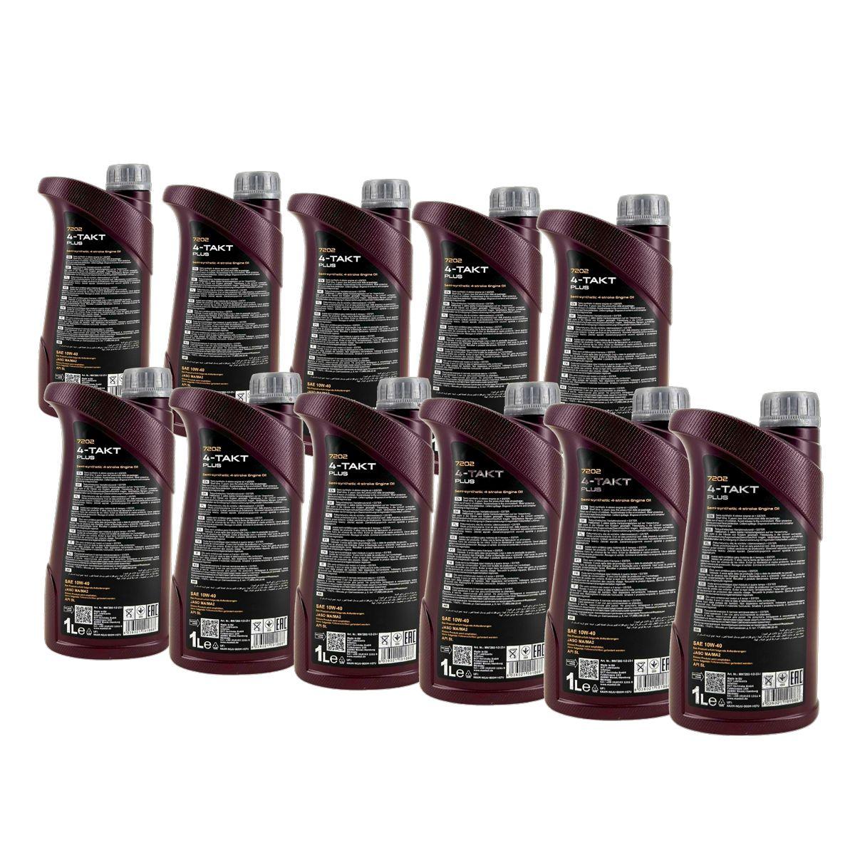 Mannol 4-Takt Plus 10W-40 11x1 Liter
