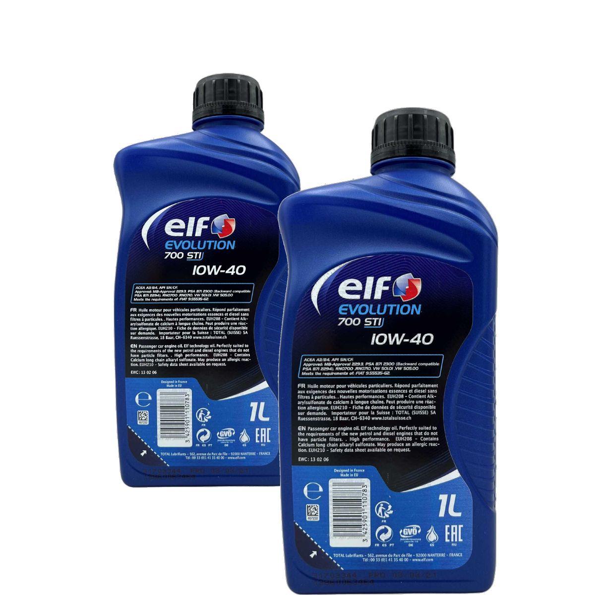 Elf Evolution 700 STI 10W-40 2x1 Liter
