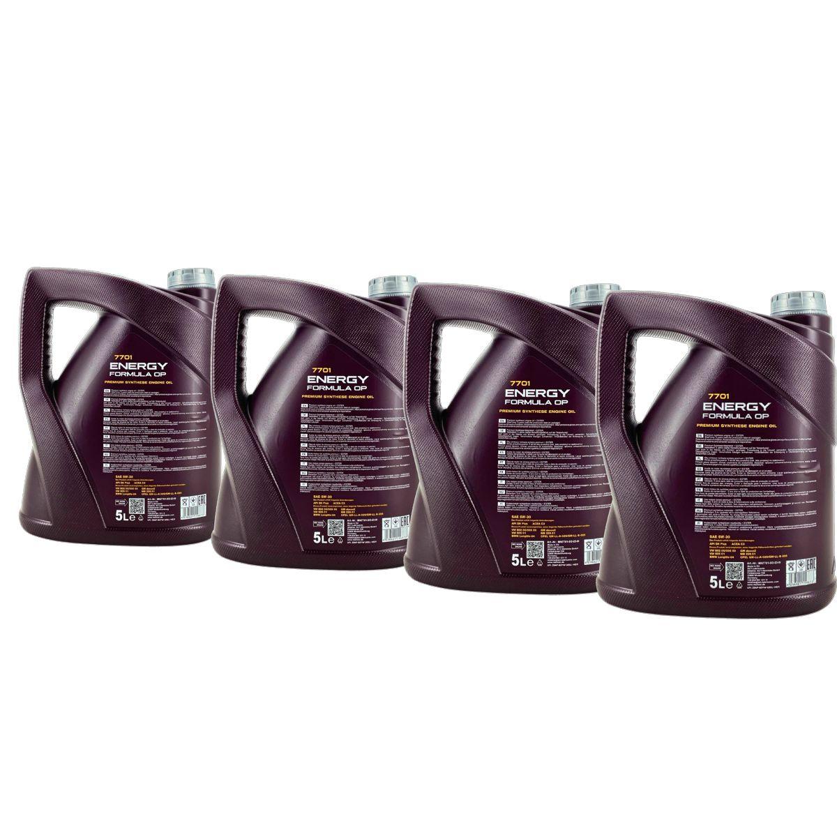 Mannol Energy Formula OP 5W-30 4x5 Liter