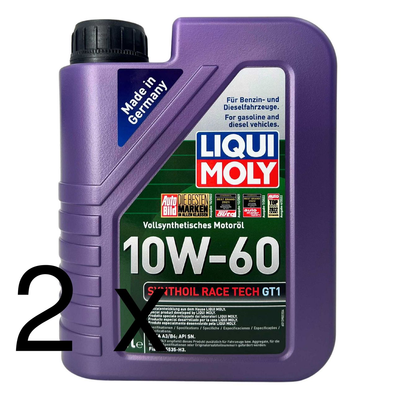 Liqui Moly Synthoil Race Tech GT1 10W-60 2x1 Liter