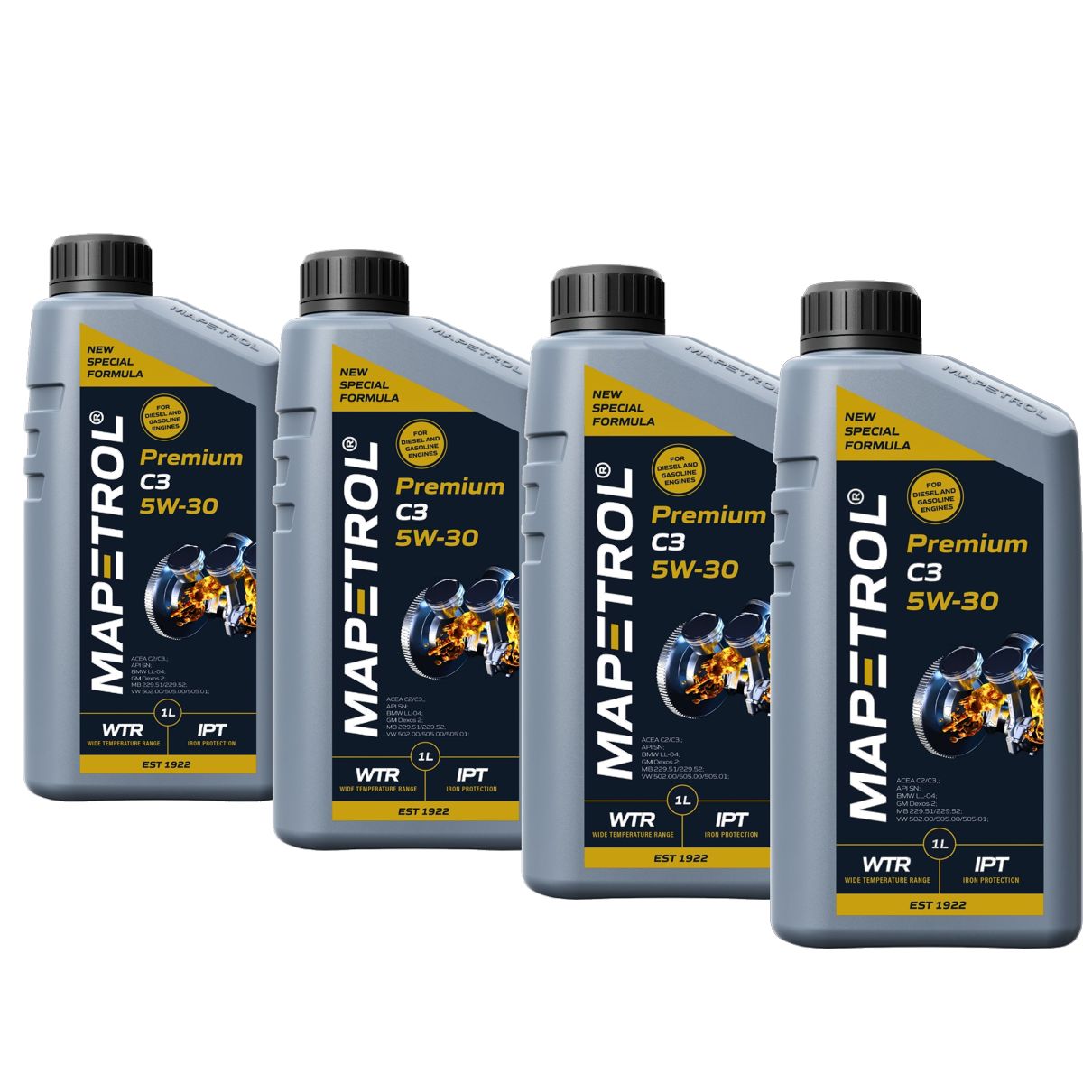 Mapetrol Premium C3 5W-30 4x1 Liter