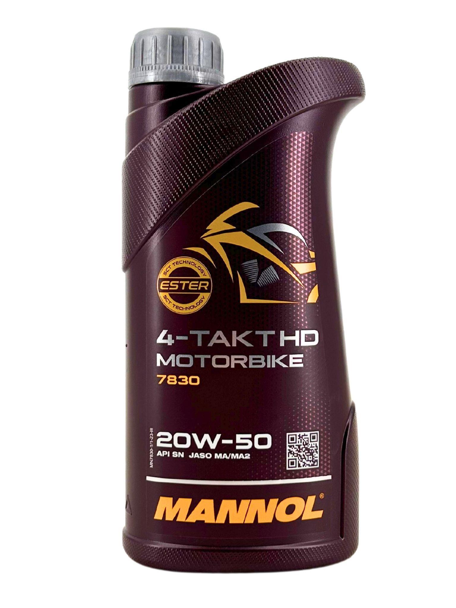 Mannol 4-Takt Motorbike HD 20W-50 1 Liter