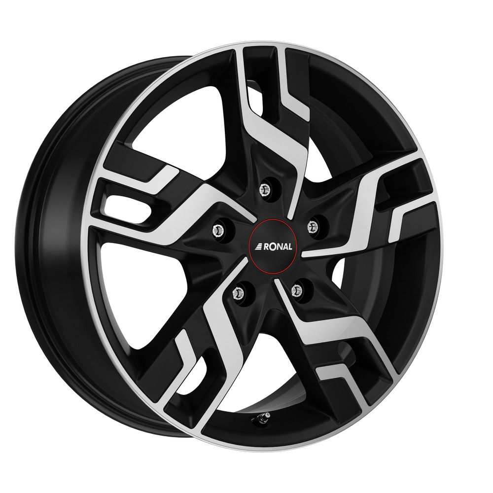 RONAL RONAL R64 jetblack-matt-frontkopiert 7.0Jx17 5x130 ET60