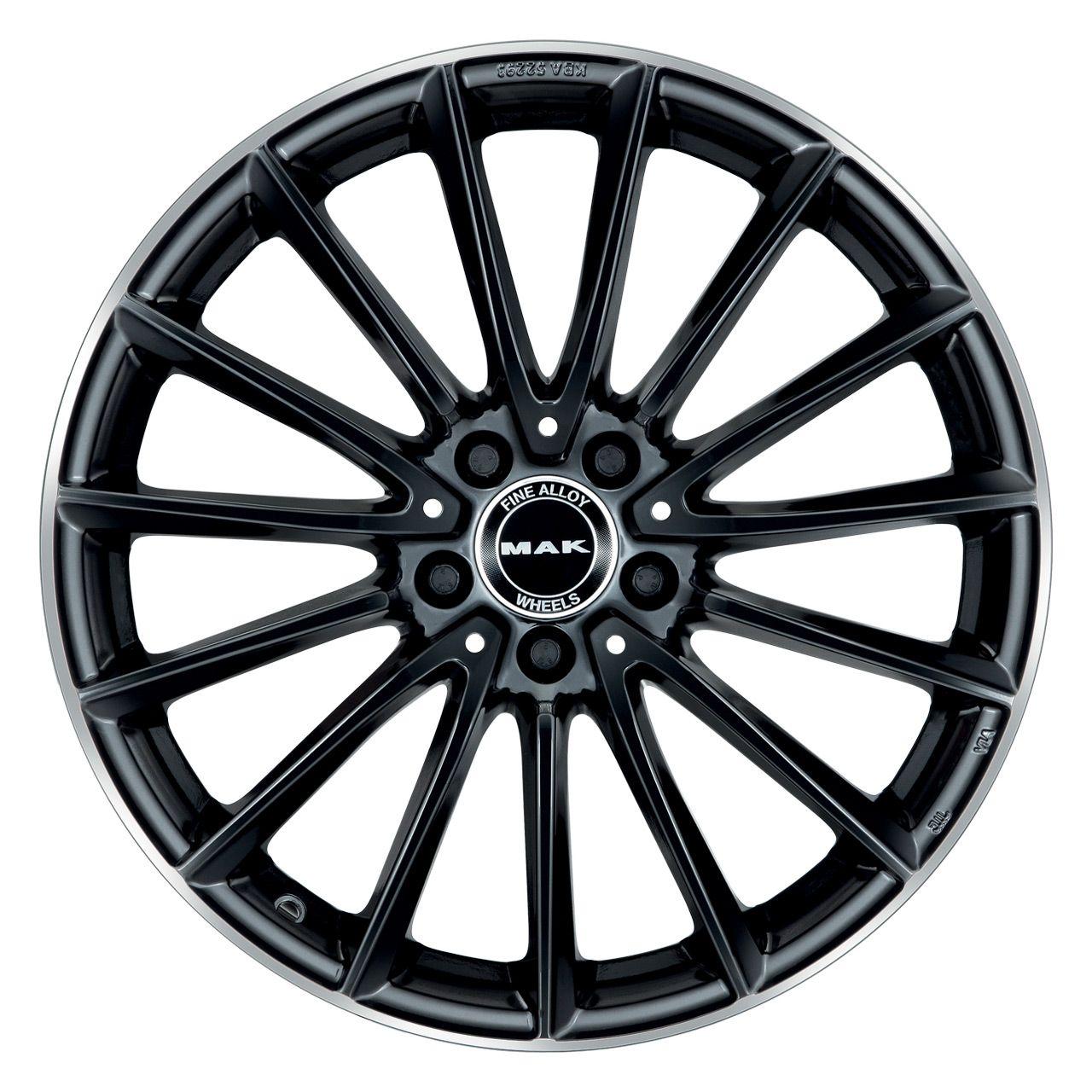 MAK KOMET gloss black mirror ring 7.5Jx19 5x112 ET32