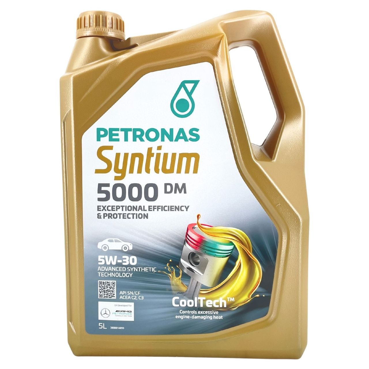 Petronas Syntium 5000 DM 5W-30 SN 5 Liter Petronas Syntium 5000 DM 5W-30 SN 5 Liter