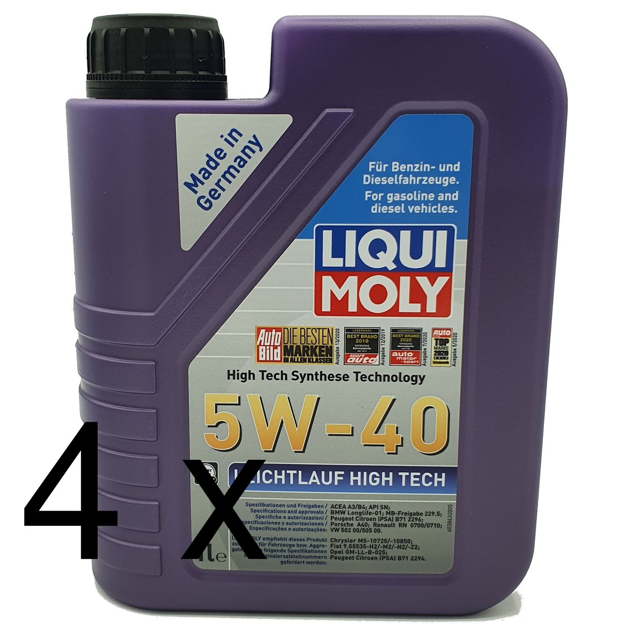Liqui Moly Leichtlauf High Tech 5W-40 4x1 Liter