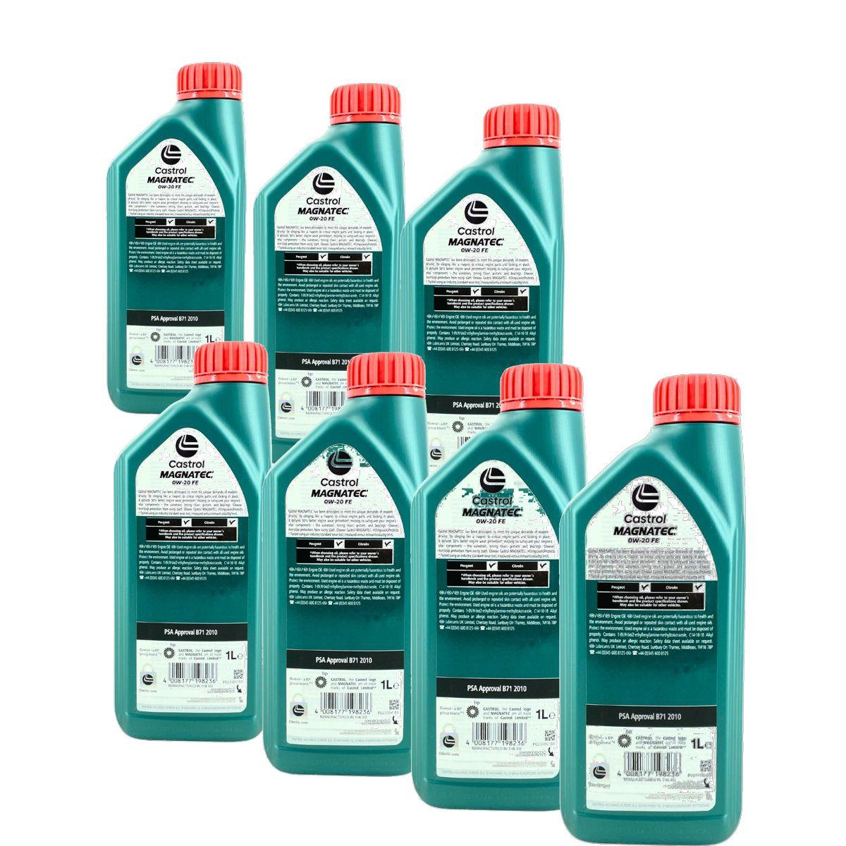 Castrol Magnatec 0W-20 FE 7x1 Liter