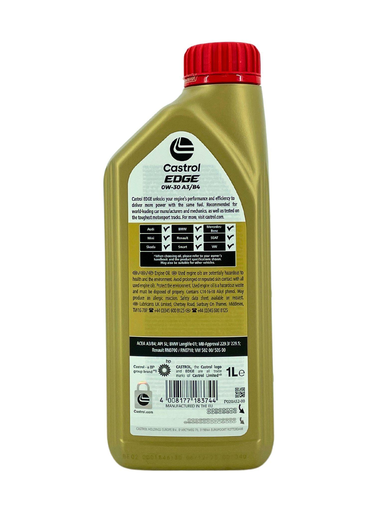 Castrol Edge 0W-30 A3/B4 1 Liter