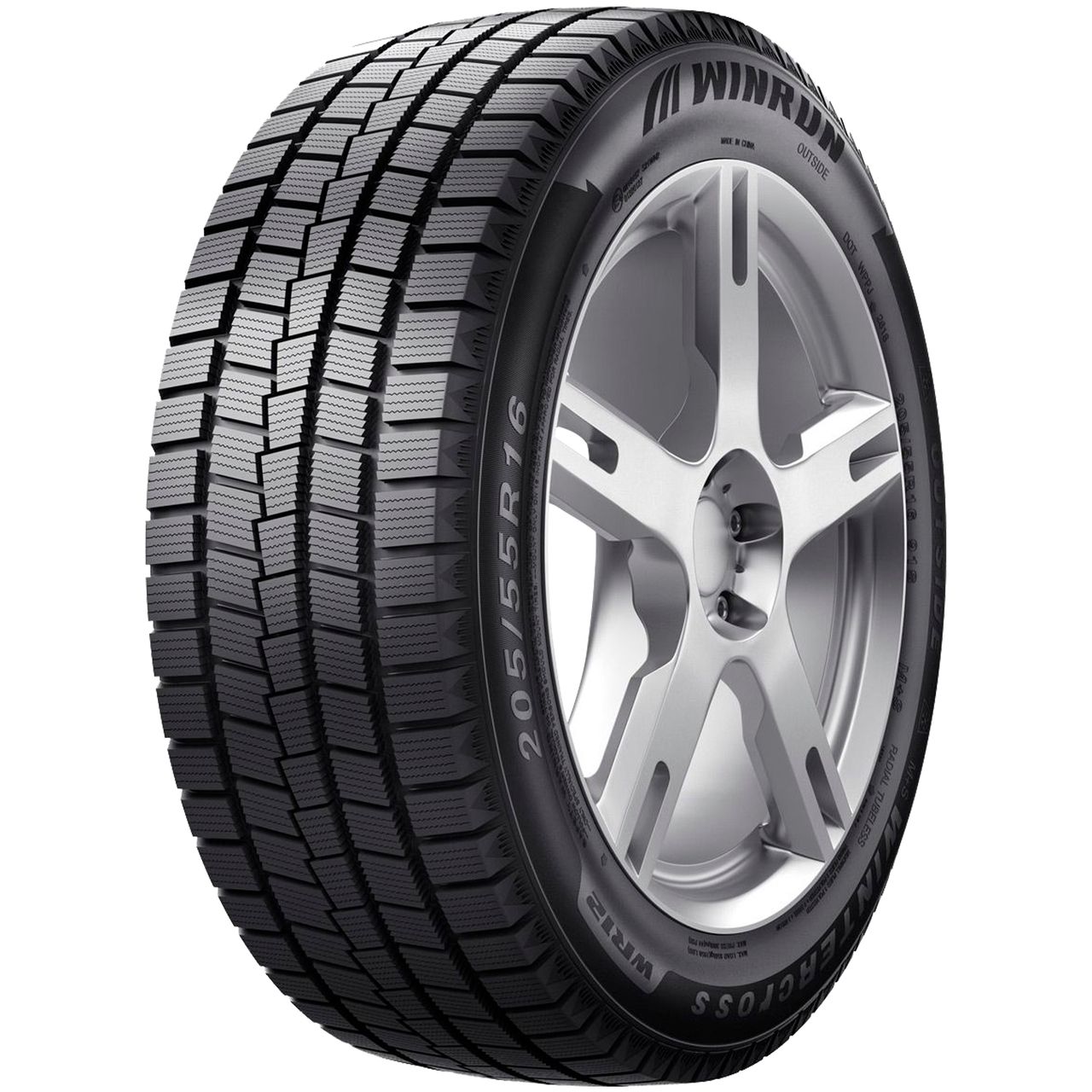 WINRUN WINTERCROSS WR12 205/55R16 91S NORDIC COMPOUND BSW