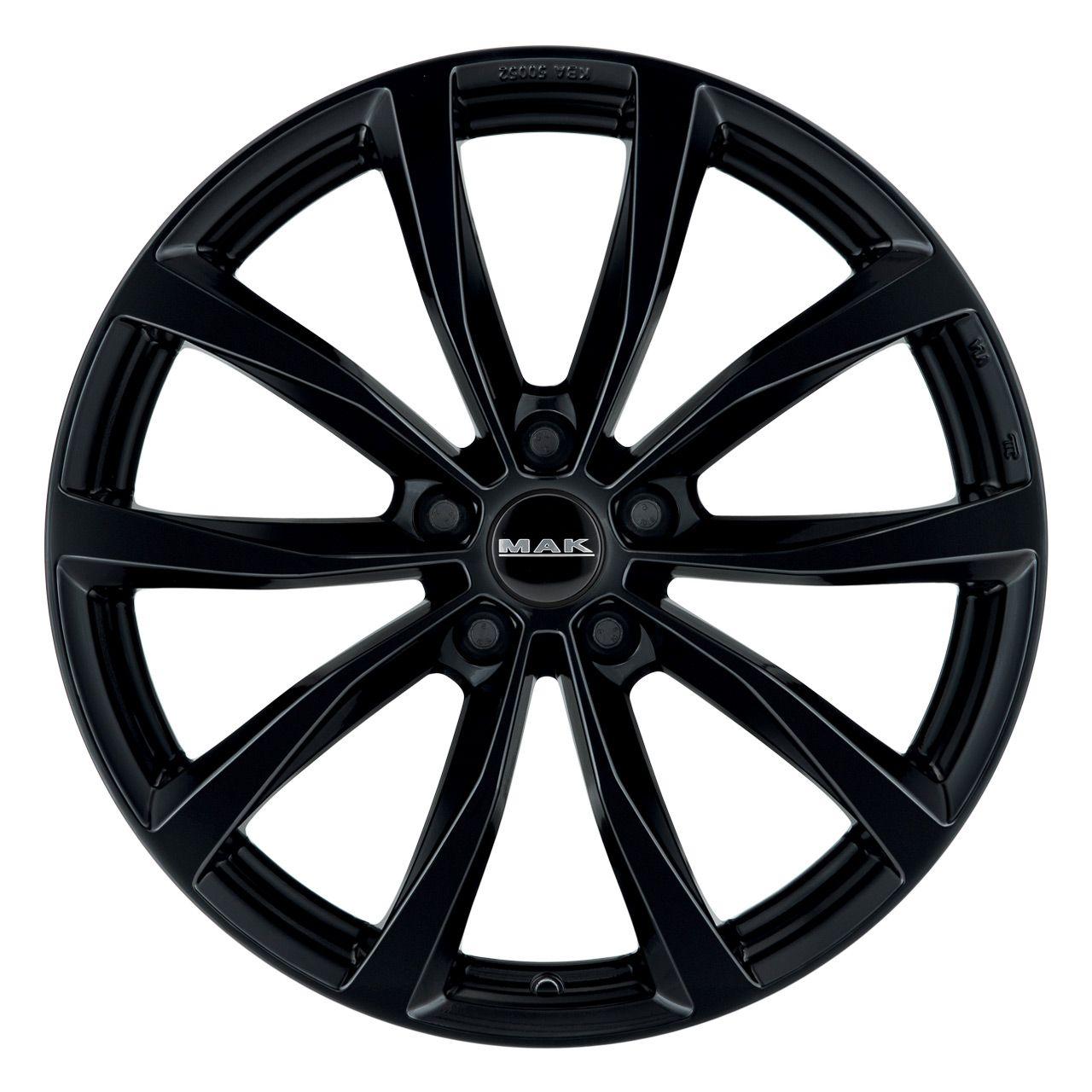 MAK WOLF gloss black 8.0Jx20 5x112 ET45