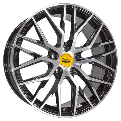 MAM WHEELS MAM RS4 black front polished 8.5Jx20 5x114.3 ET45