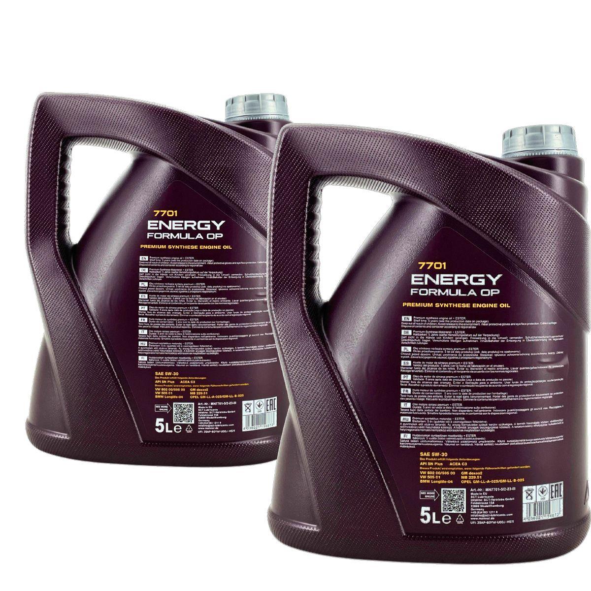 Mannol Energy Formula OP 5W-30 2x5 Liter