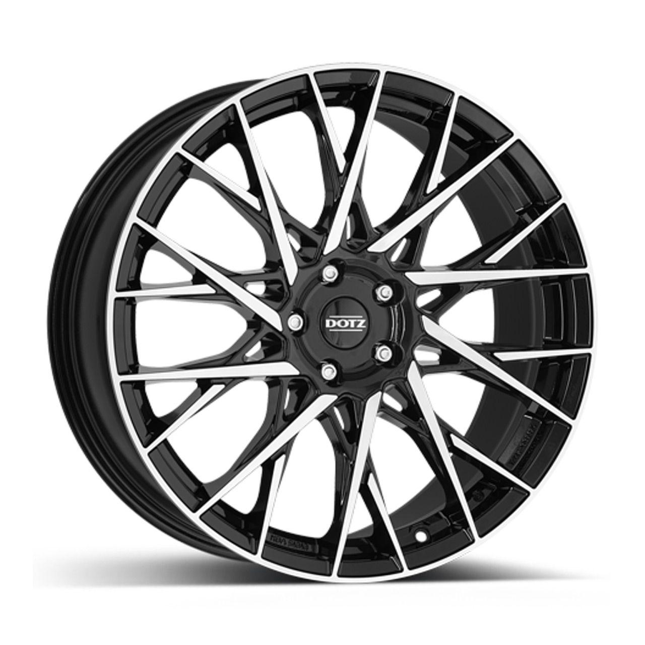 DOTZ FUJI DARK black/polished 9.0Jx20 5x112 ET42