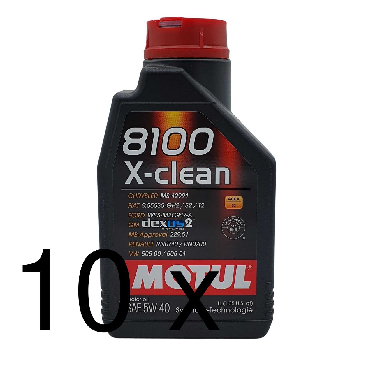 Motul 8100 X-clean 5W-40 10x1 Liter