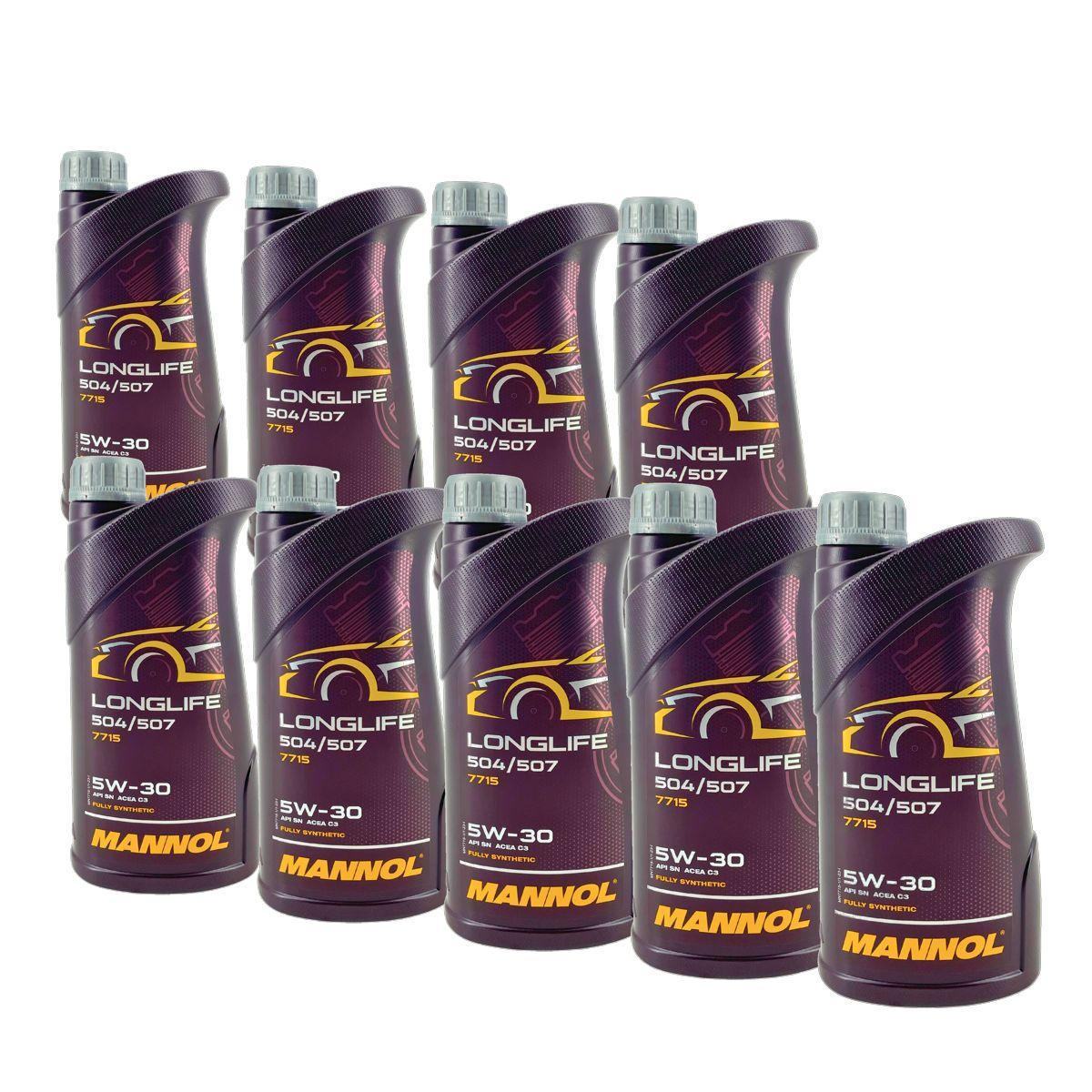 Mannol Longlife 504/507 5W-30 9x1 Liter