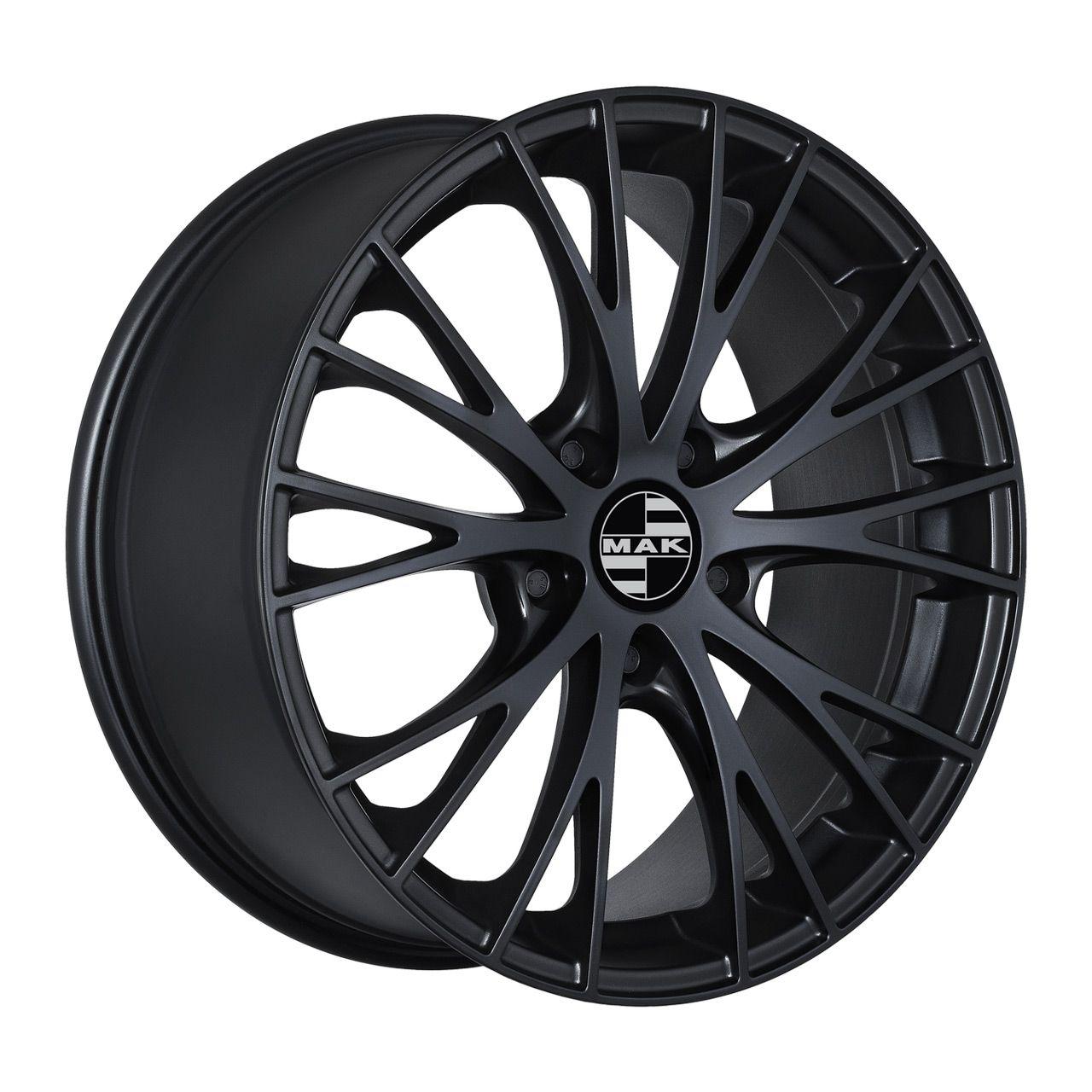 MAK RENNEN matt schwarz 9.0Jx18 5x130 ET50