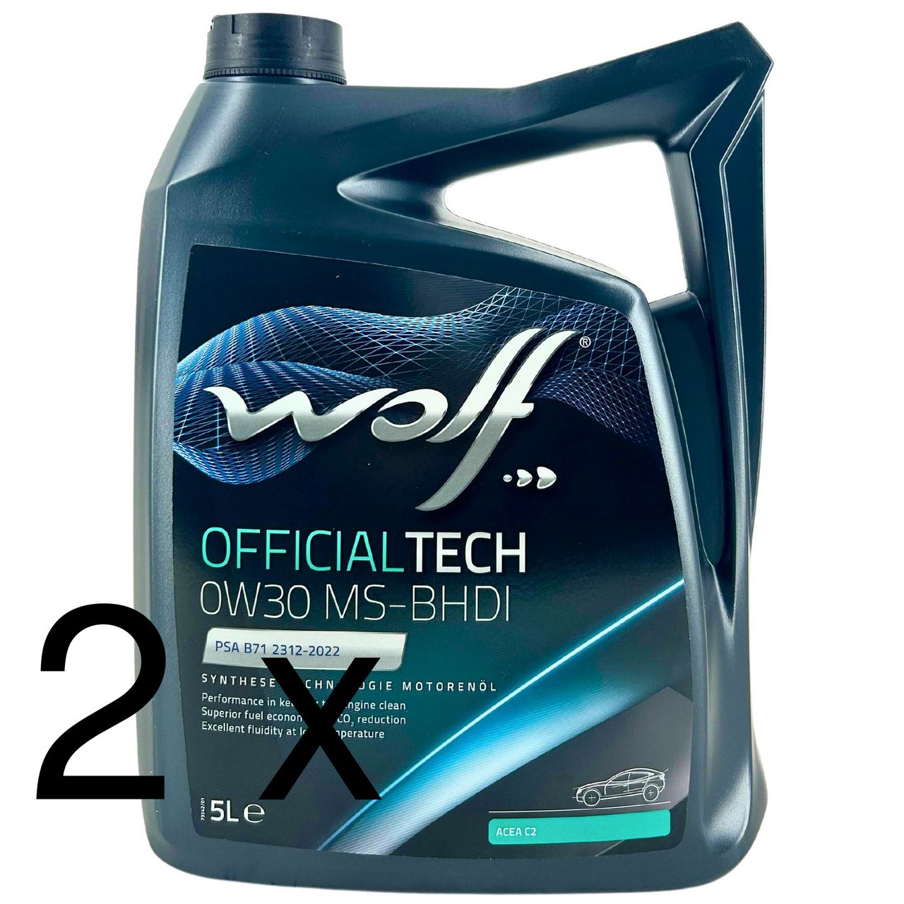 Wolf OfficialTech 0W-30 MS-BHDI 2x5 Liter