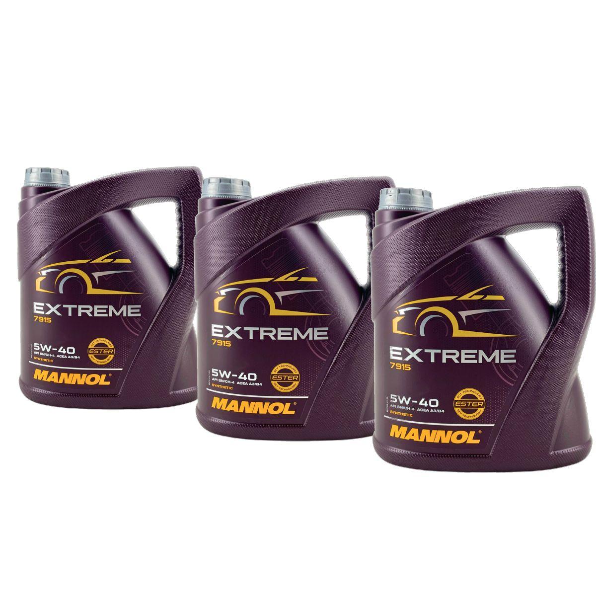 Mannol Extreme 5W-40 3x4 Liter