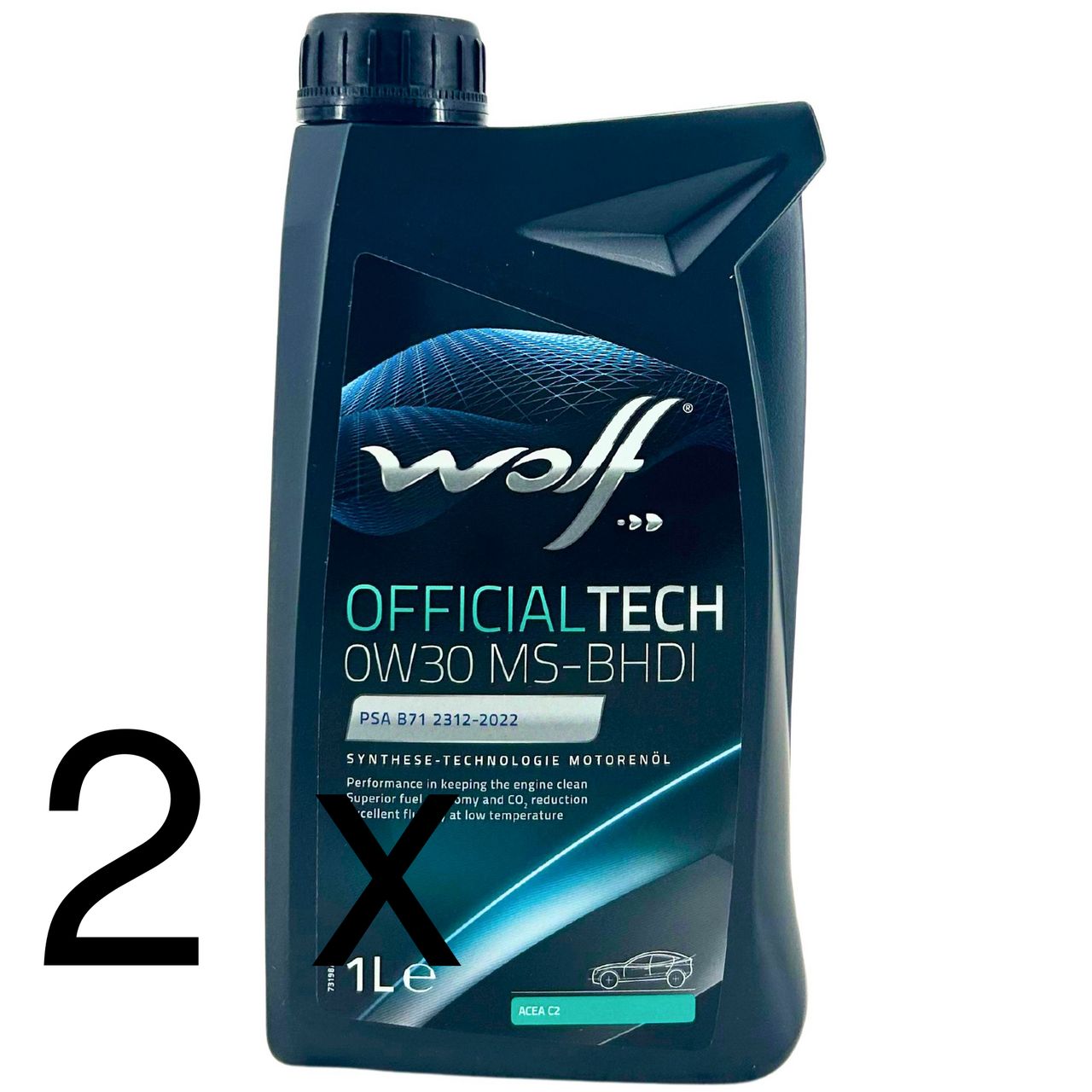 Wolf OfficialTech 0W-30 MS-BHDI 2x1 Liter