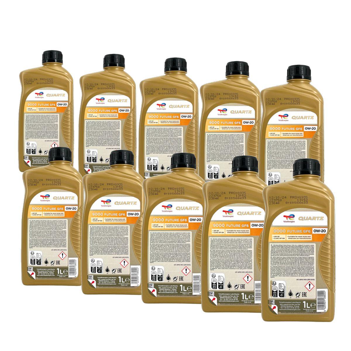 Total Quartz 9000 Future GF6 0W-20 10x1 Liter