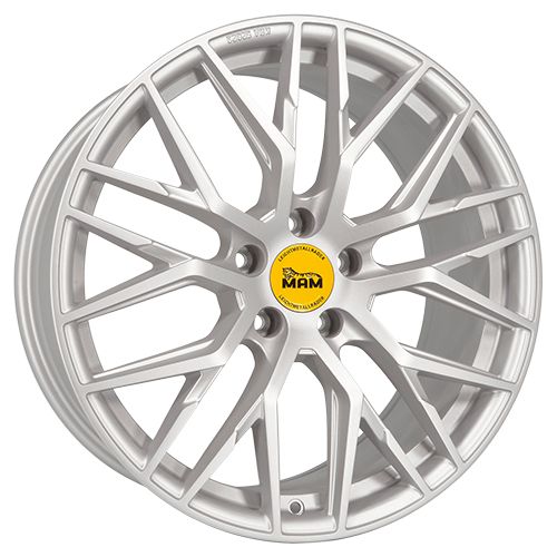 MAM MAM RS4 matt silver painted 8.5Jx19 5x114.3 ET40