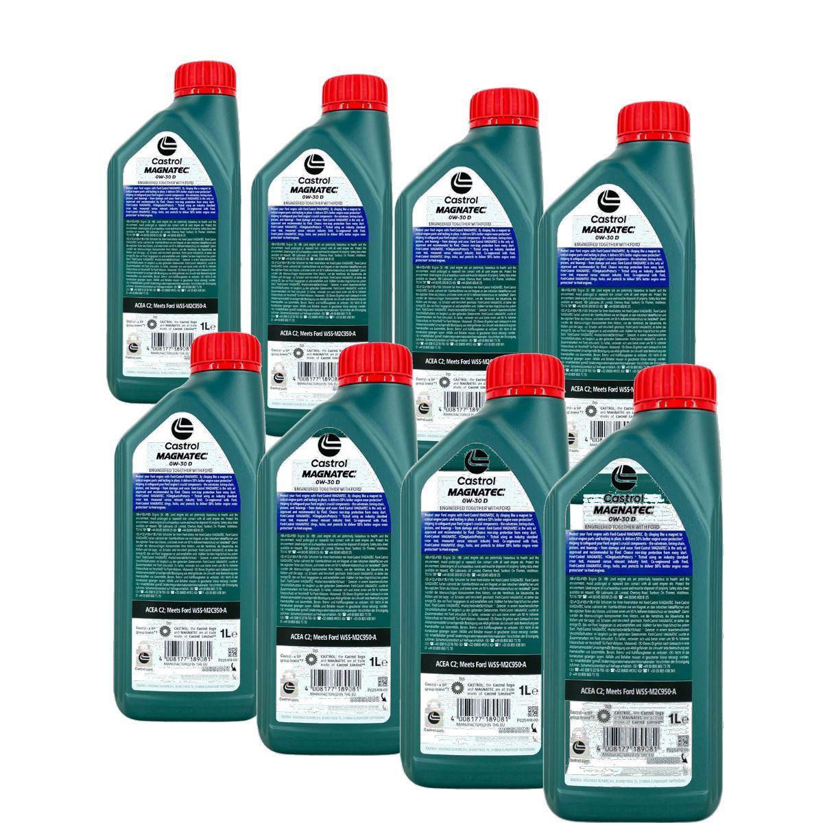 Ford Castrol Magnatec 0W-30 D 8x1 Liter