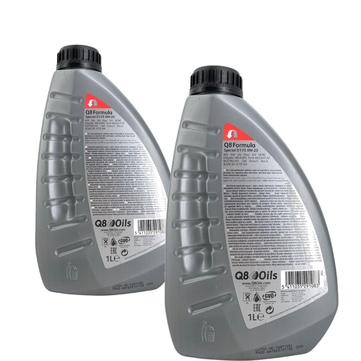 Q8 Formula Special D1 FE 0W-20 2x1 Liter