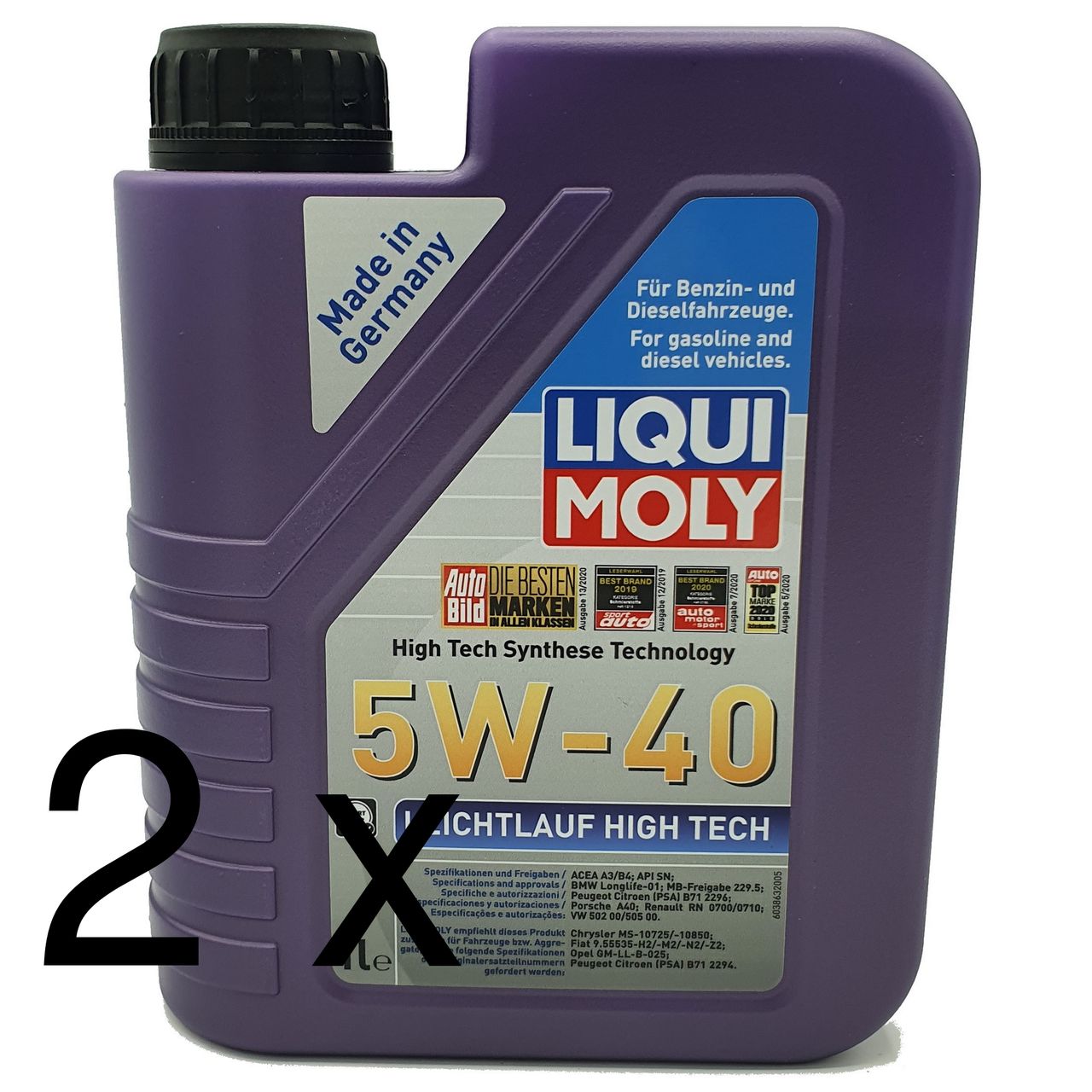 Liqui Moly Leichtlauf High Tech 5W-40 2x1 Liter