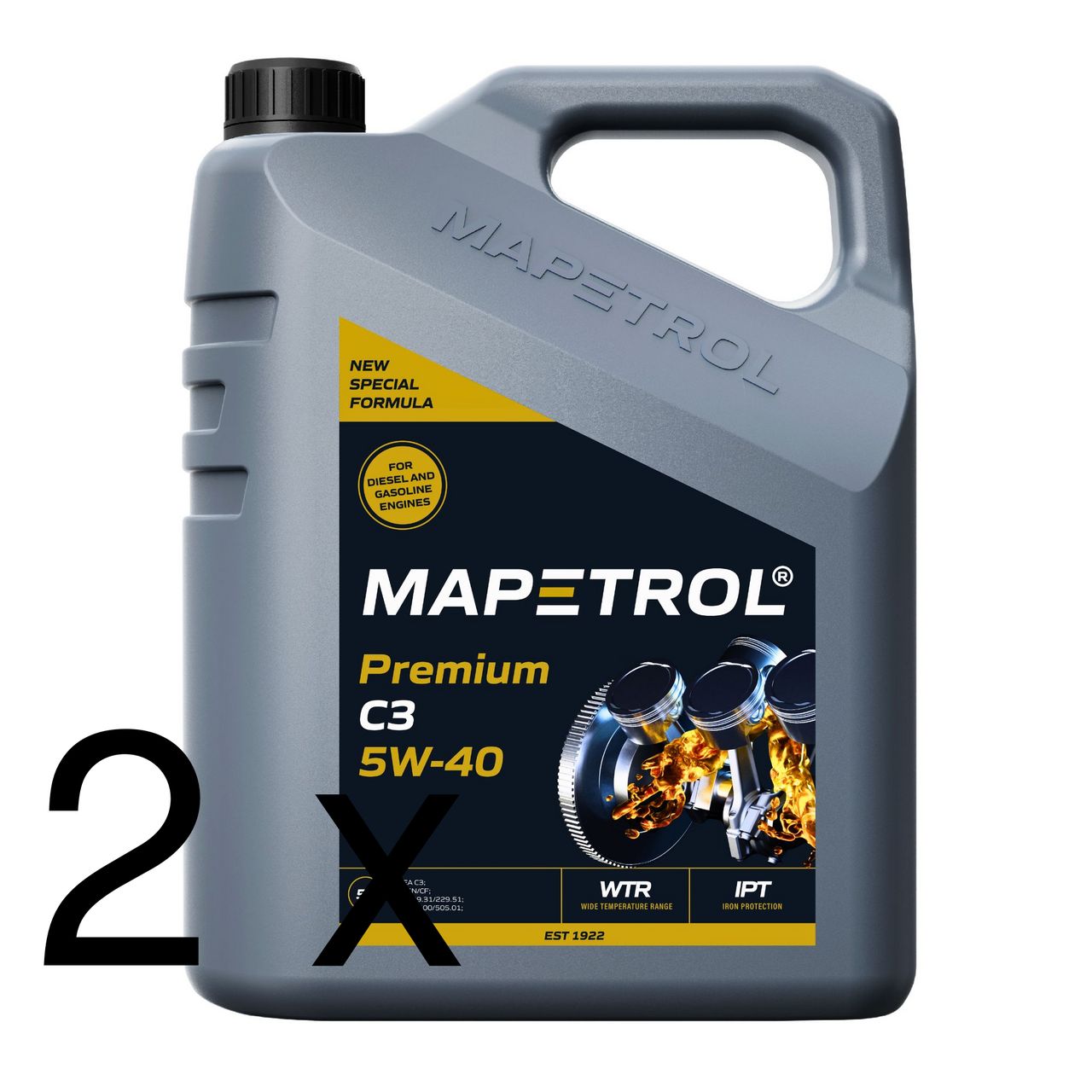 Mapetrol Premium C3 5W-40 2x5 Liter