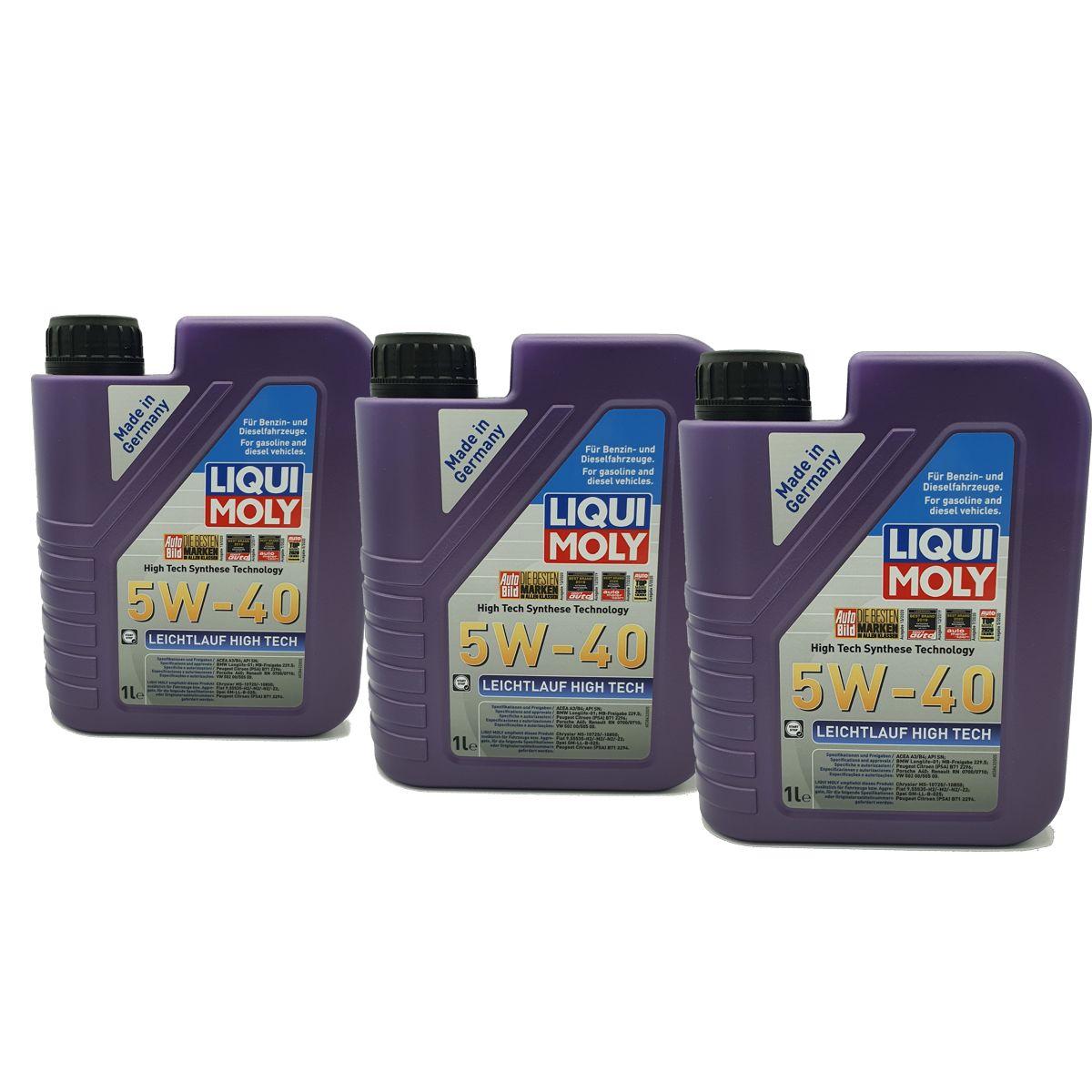 Liqui Moly Leichtlauf High Tech 5W-40 3x1 Liter