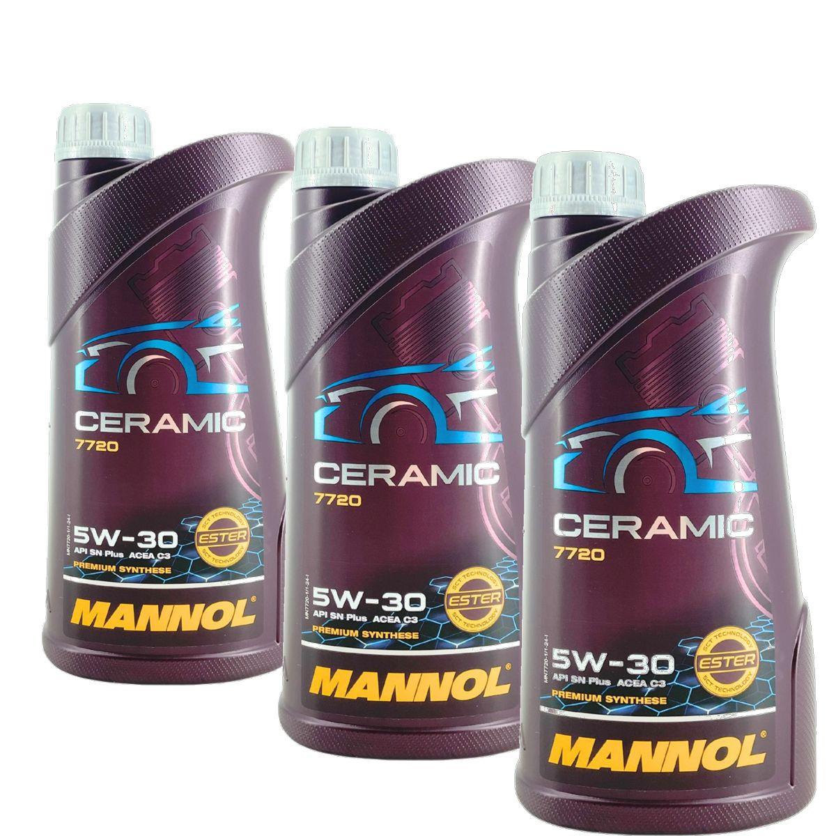 Mannol Ceramic 5W-30 3x1 Liter