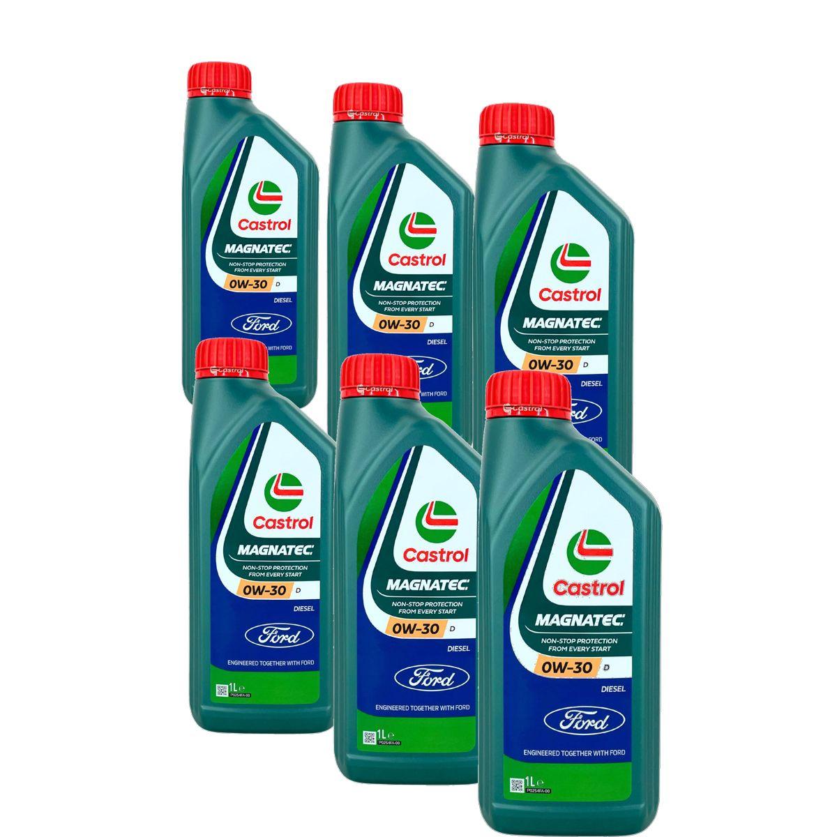 Ford Castrol Magnatec 0W-30 D 6x1 Liter