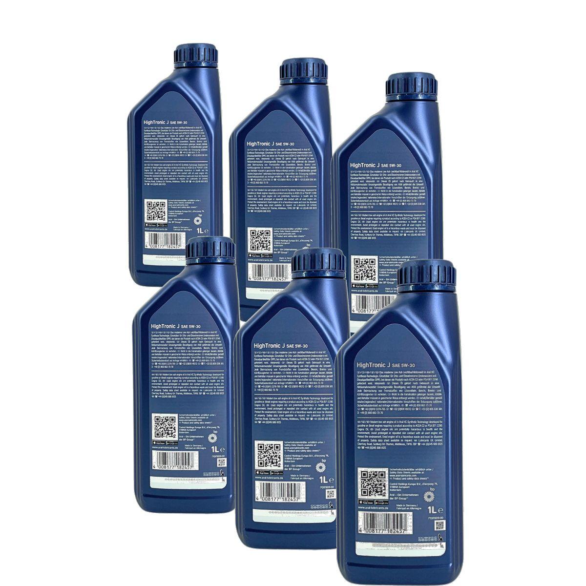 Aral HighTronic J 5W-30 6x1 Liter