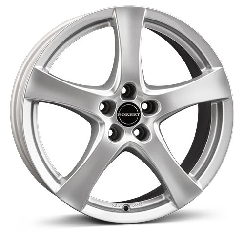 BORBET DESIGN F brillantsilber 6.0Jx 4x100 ET35