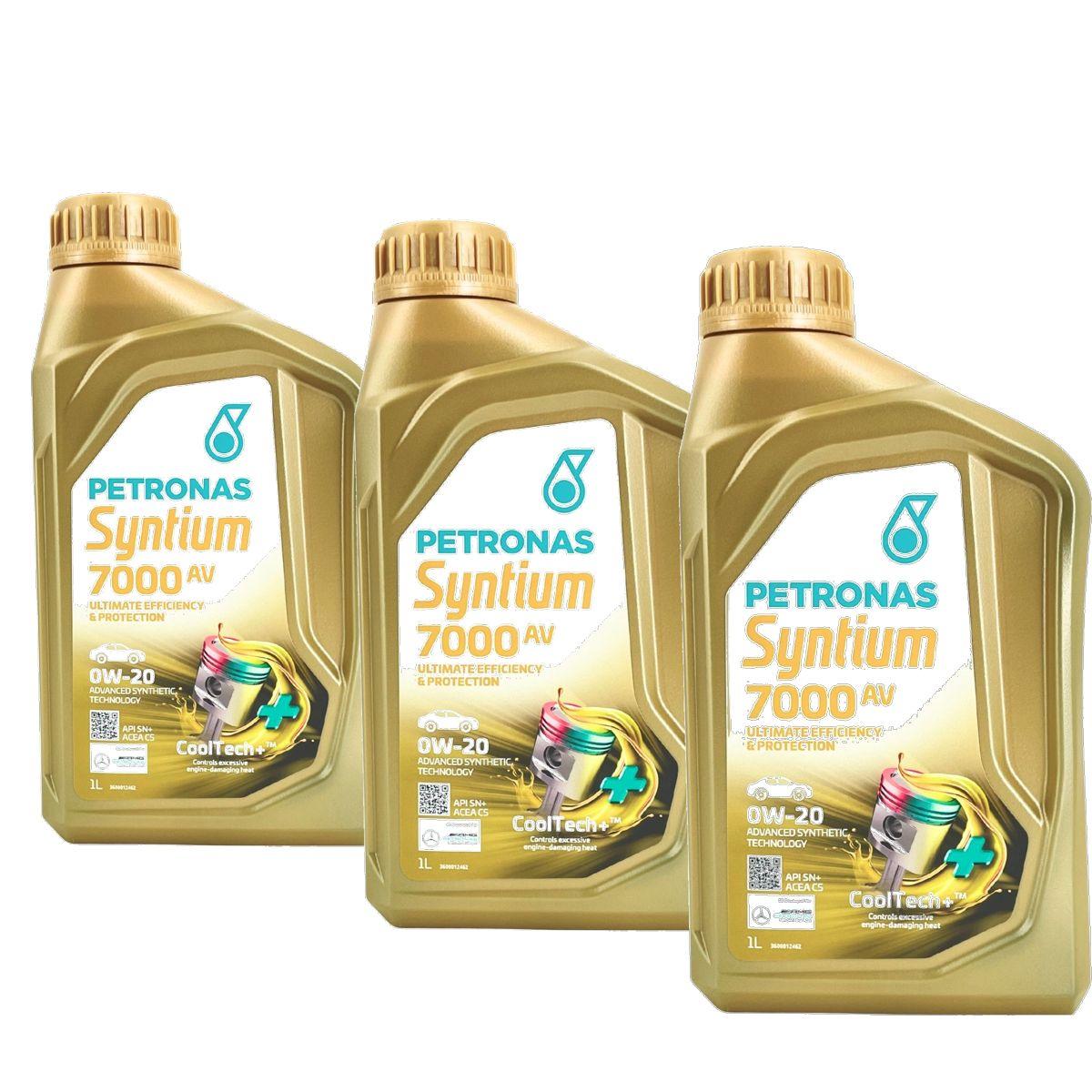 Petronas Syntium 7000 AV 0W-20 3x1 Liter
