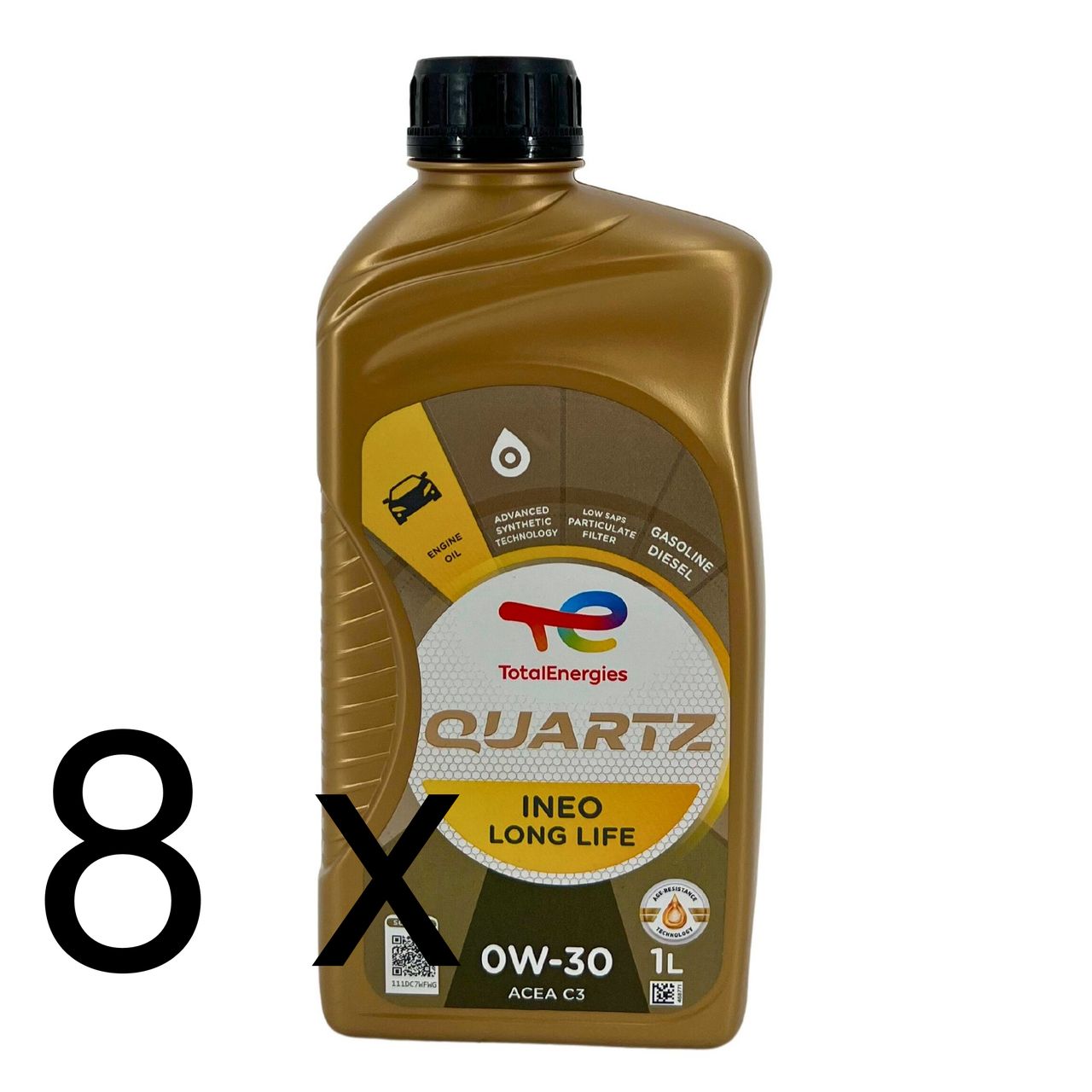 Total Quartz Ineo Long Life 0W-30 8x1 Liter