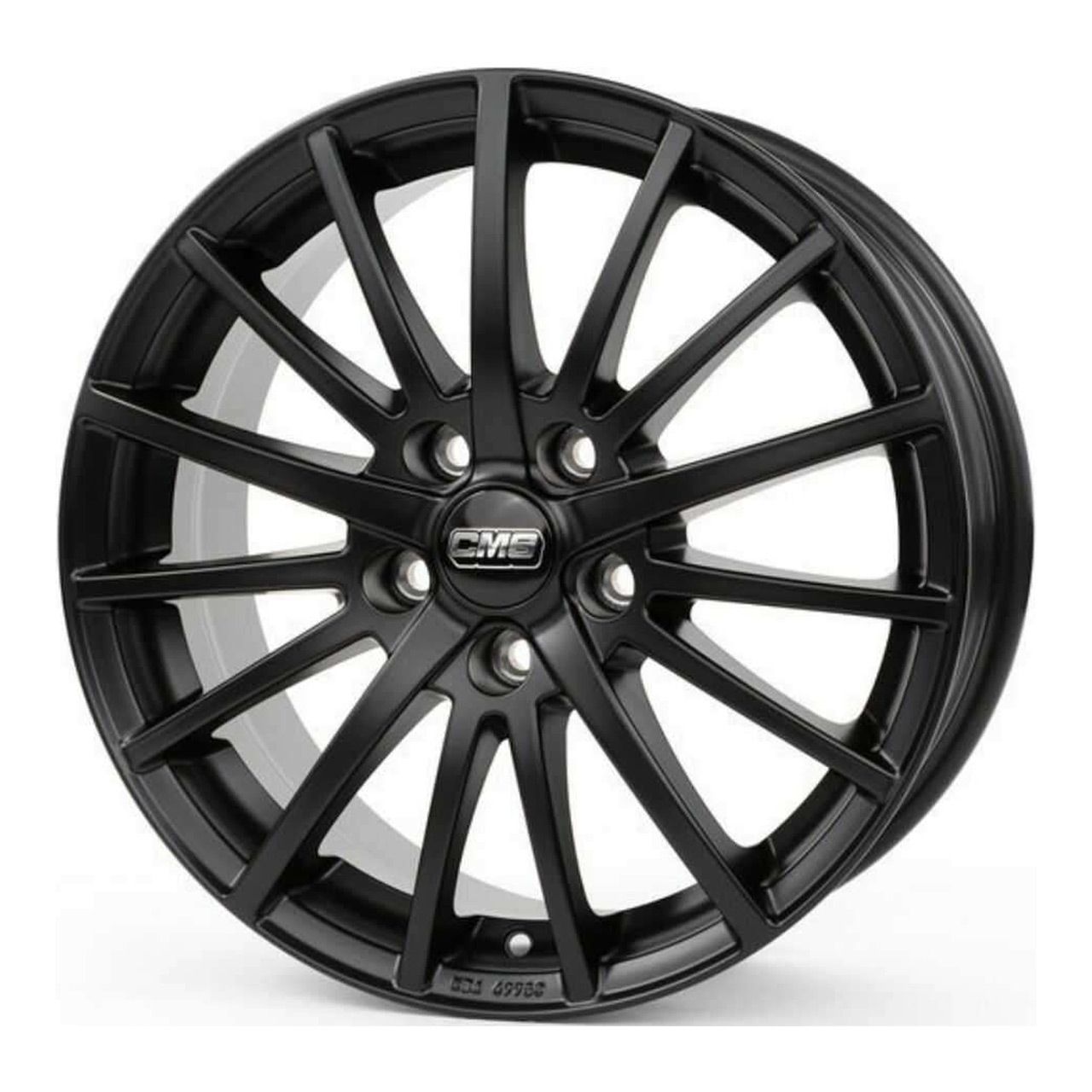 CMS C16-MB complete matt black 6.5Jx15 4x108 ET25