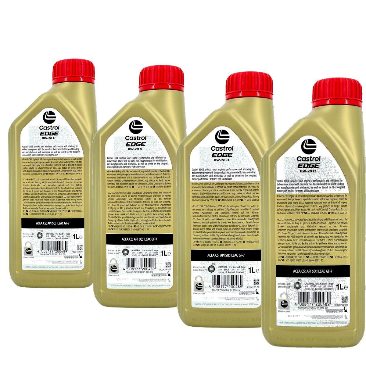 Castrol Edge H 0W-20 4x1 Liter