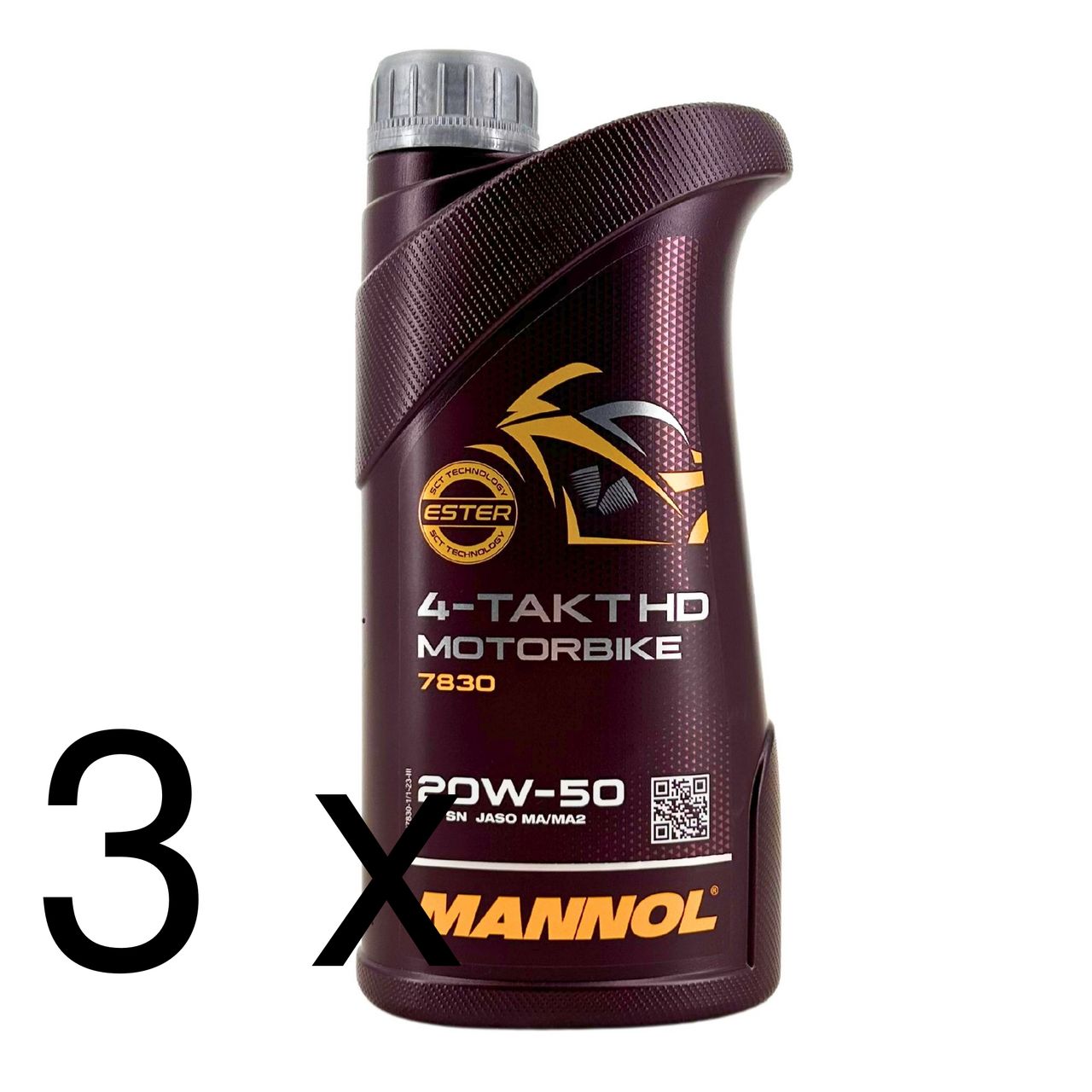Mannol 4-Takt Motorbike HD 20W-50 3x1 Liter Mannol 4-Takt Motorbike HD 20W-50 3x1 Liter
