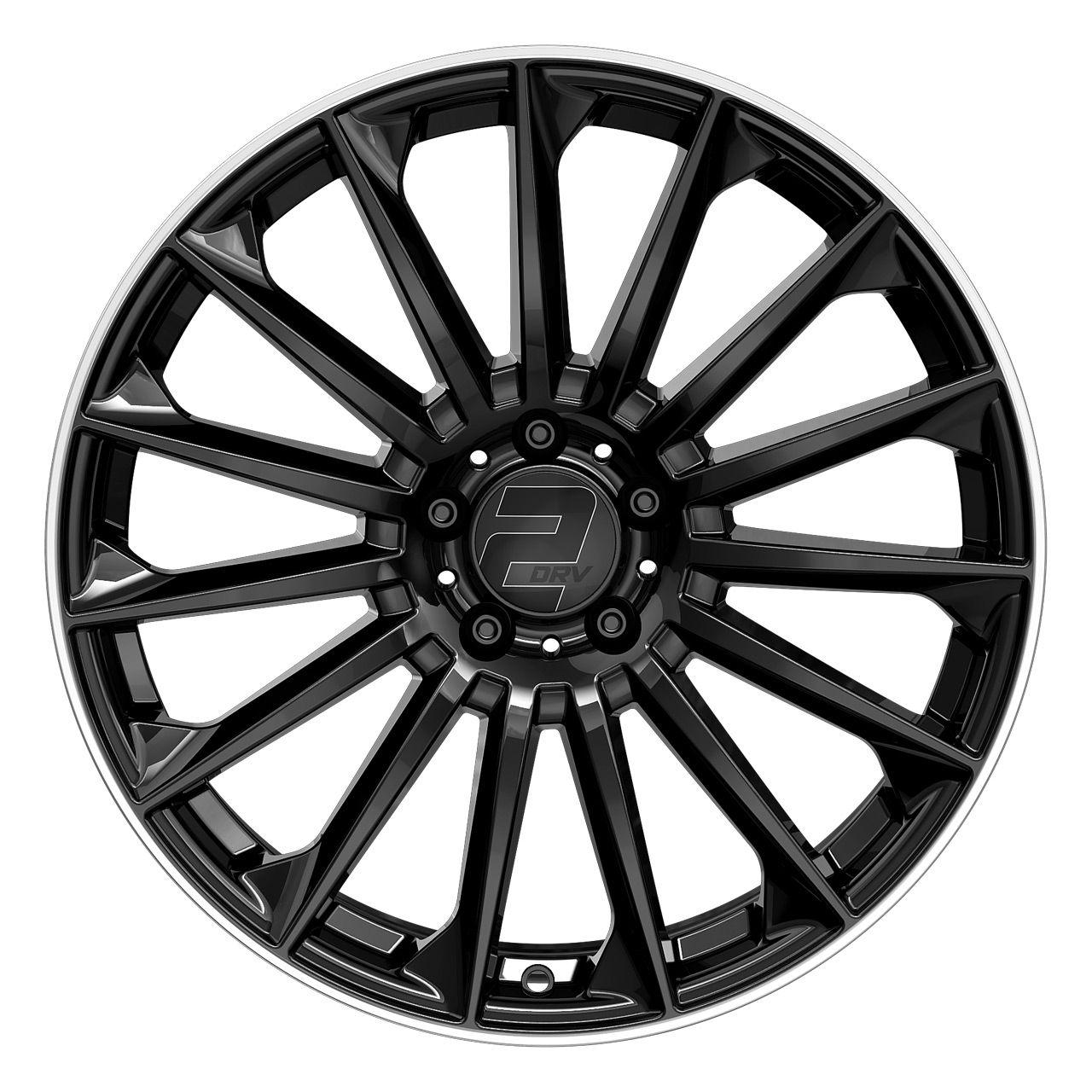 WHEELWORLD-2DRV WH39 black glossy painted with full machined lip 8.5Jx19 5x112 ET35