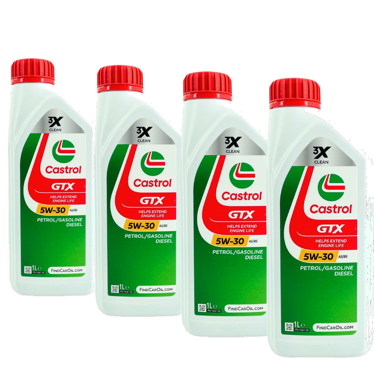 Castrol GTX 5W-30 A5/B5 4x1 Liter